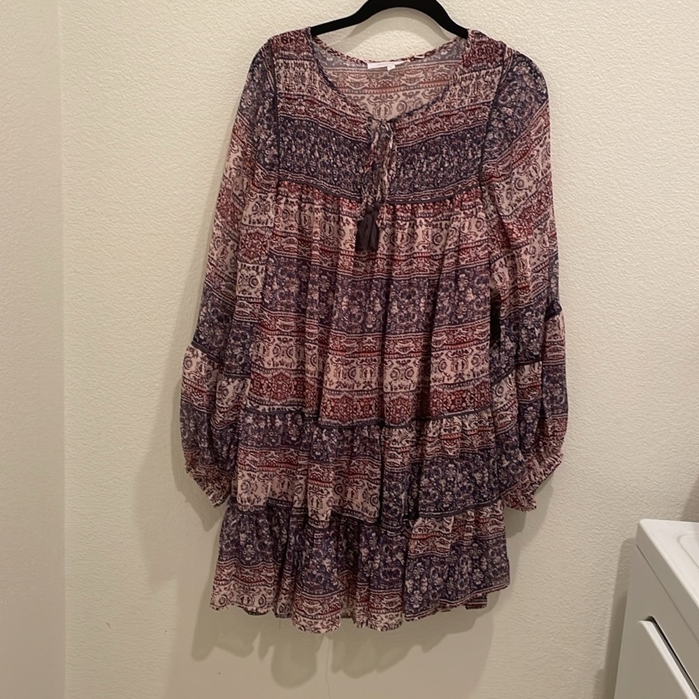 NWT Olivaceous Boho Dress purple Size M - Picture 8 of 9